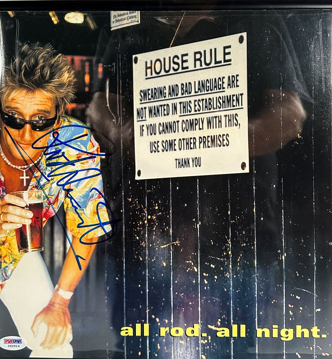 セール中…ロットスチュワート直筆サイン入り2Lサイズ写真…Rod Stewart ロット・スチュワート直筆サイン入り2Lサイズ写真…Rod Stewart 【公式