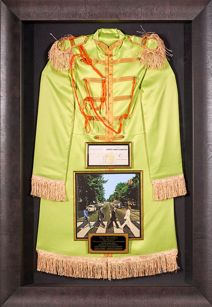 The Beatles Set of Four with Jackets from Sgt Pepper's Album Cover