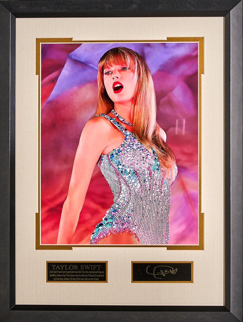 Taylor Swift Eras Tour, Closeup with Engraved Signature - 17