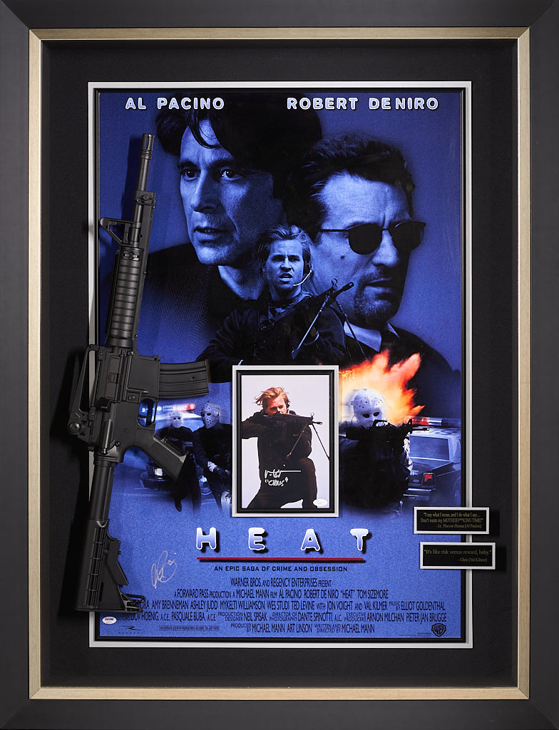 Heat Movie Poster and Color photo, both Signed and authenticated. Val ...
