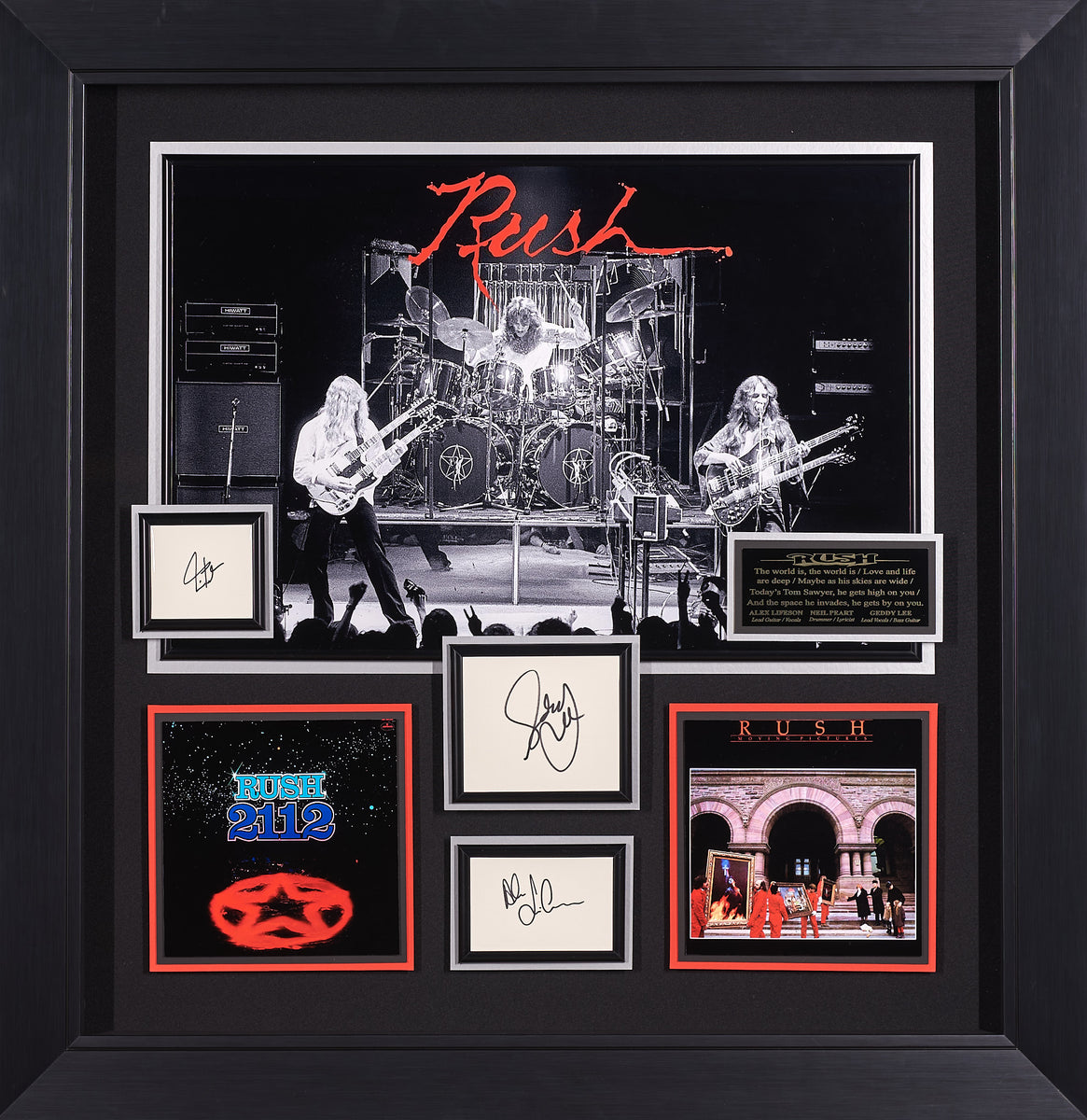 Rush with Three JSA Authentication Signatures - SOLD – Millionaire Gallery