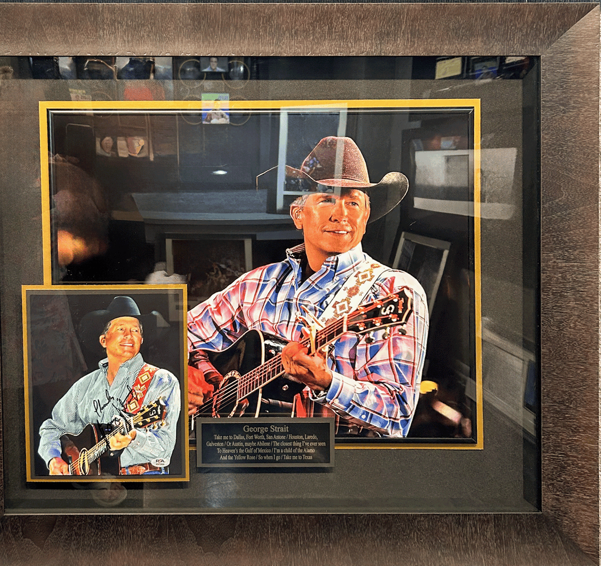 George Strait with Authenticated Signature - 30