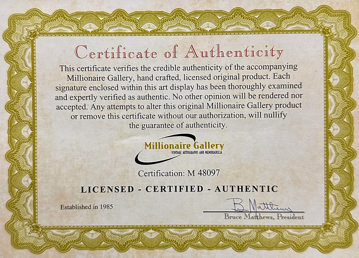 President Donald Trump with JSA Authenticated Signature - 33