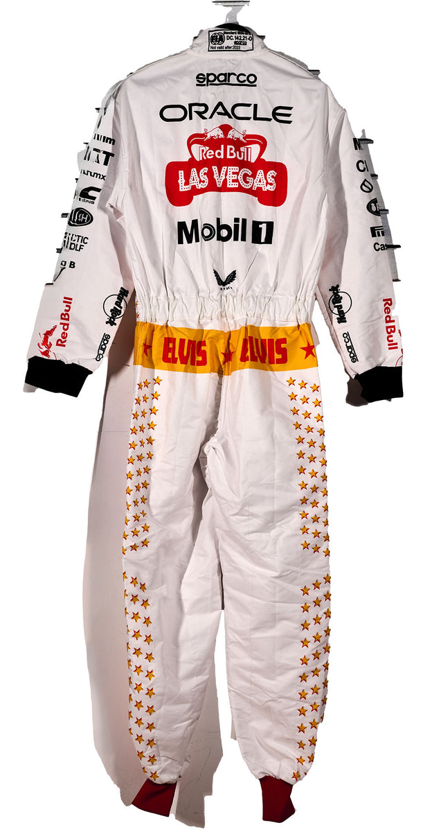 Max Verstappen PSA Authenticated Signed Red Bull F1 White Racing Unifo ...