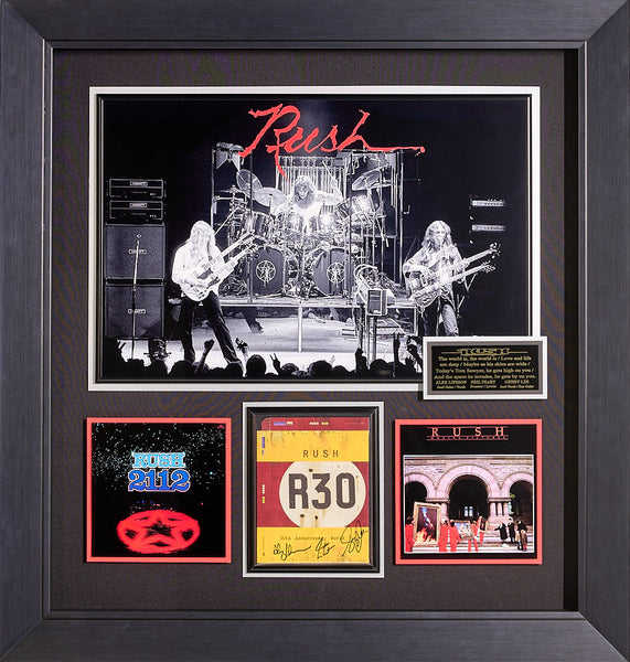 Rush Authenticated Signed R30 DVD Cover - 35