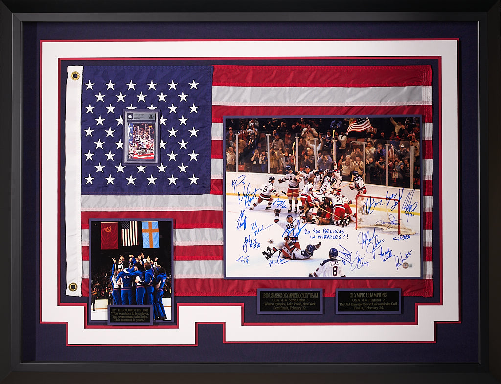 Do You Believe in Miracles? The 1980 Olympics Miracle On Ice with Auth ...
