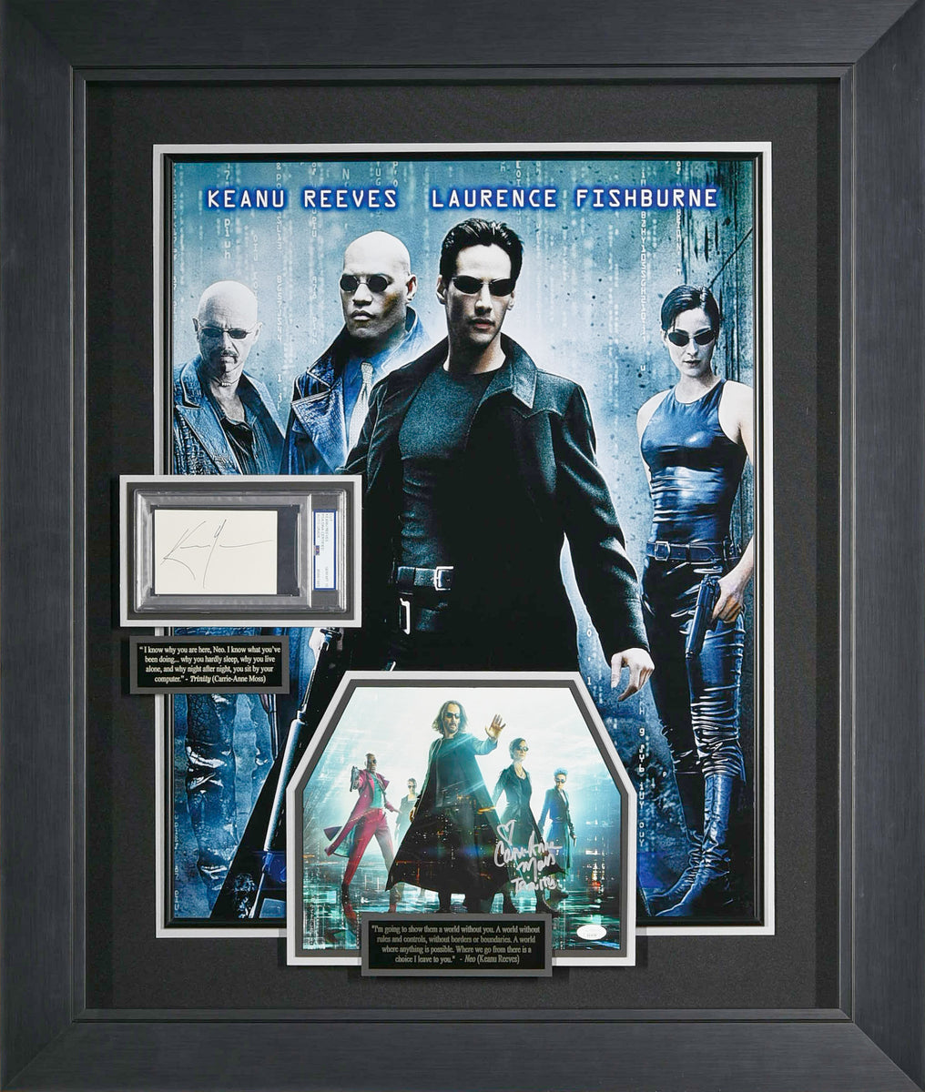 Keanu Reeves Matrix Body Keanu Reeves in The Matrix with Two Authenticated Signatures - 32