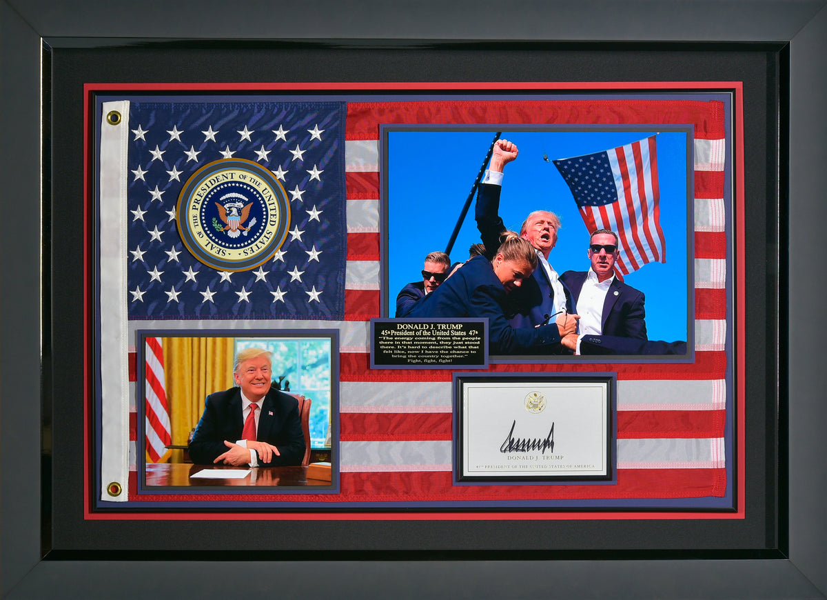 President Donald Trump with JSA Authenticated Signature - 36