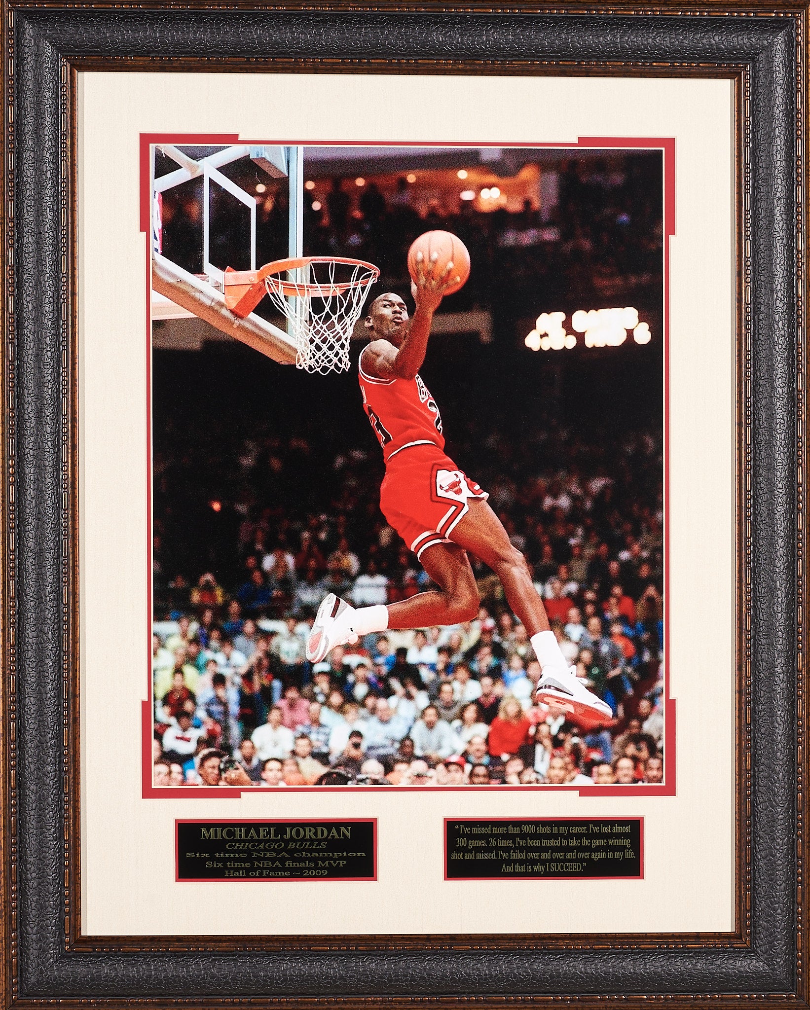 Michael Jordan - Six Times NBA Champion - No Signatures