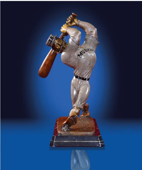 Stee-Rike Three Bronze Statue by artist Bill Toma – Millionaire Gallery