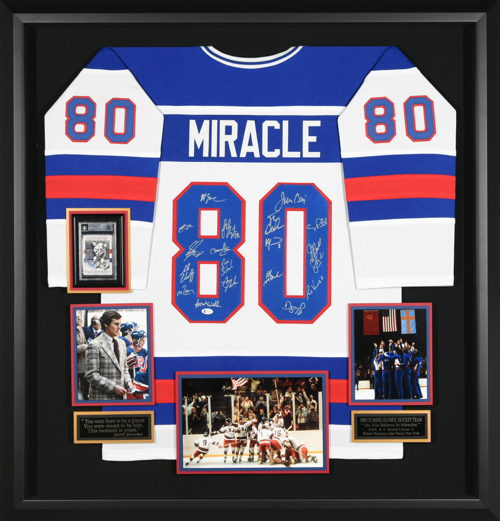 1980 USA Miracle On Ice (15) Team Signed Custom White Hockey Jersey JS –  Sports Integrity