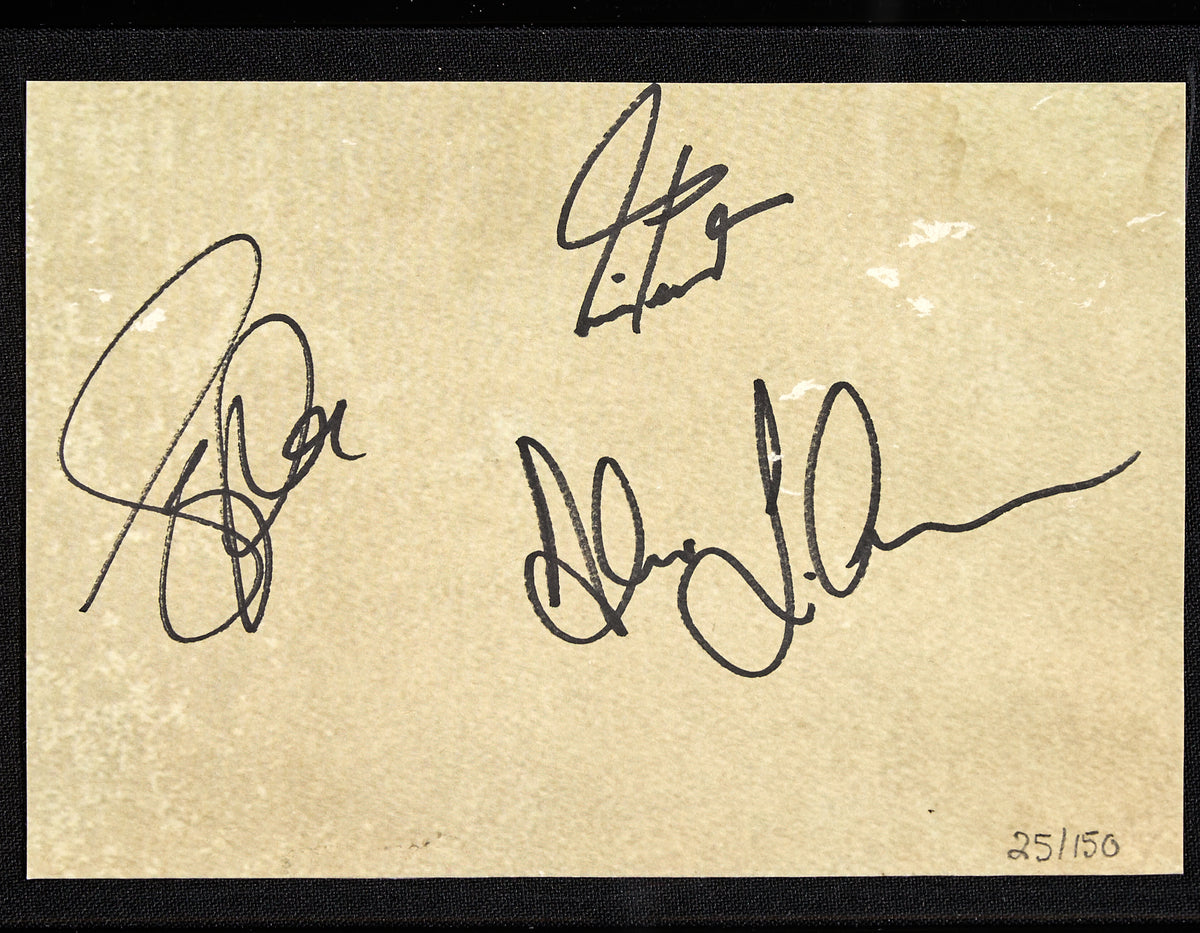 Rush - with Authenticated Signatures from the band members ...