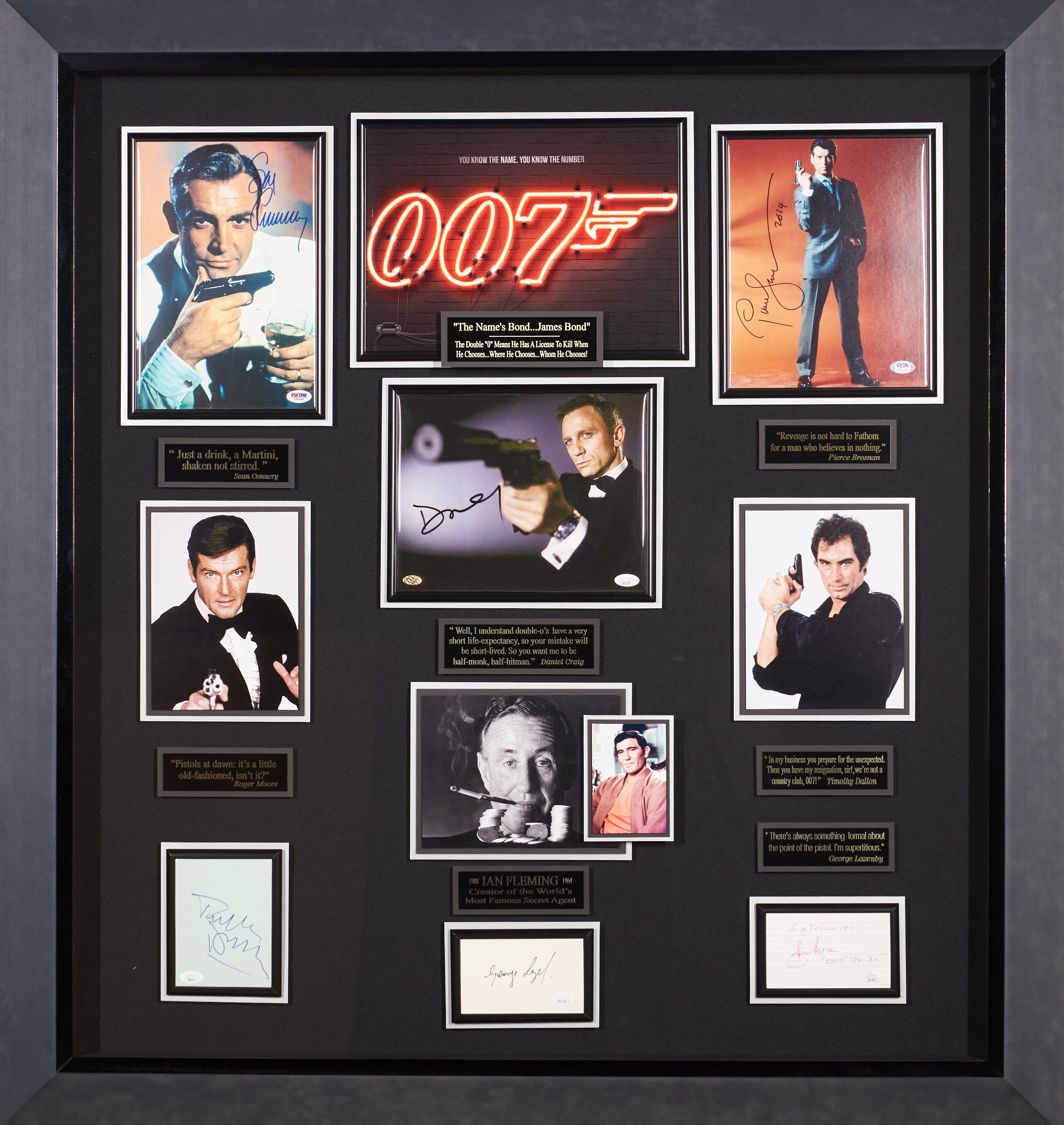 【サイン入】Tim Burgessティム・バージェスレコード2枚+ポスターセット James Bond Six Actors with Authenticated Signatures – Millionaire
