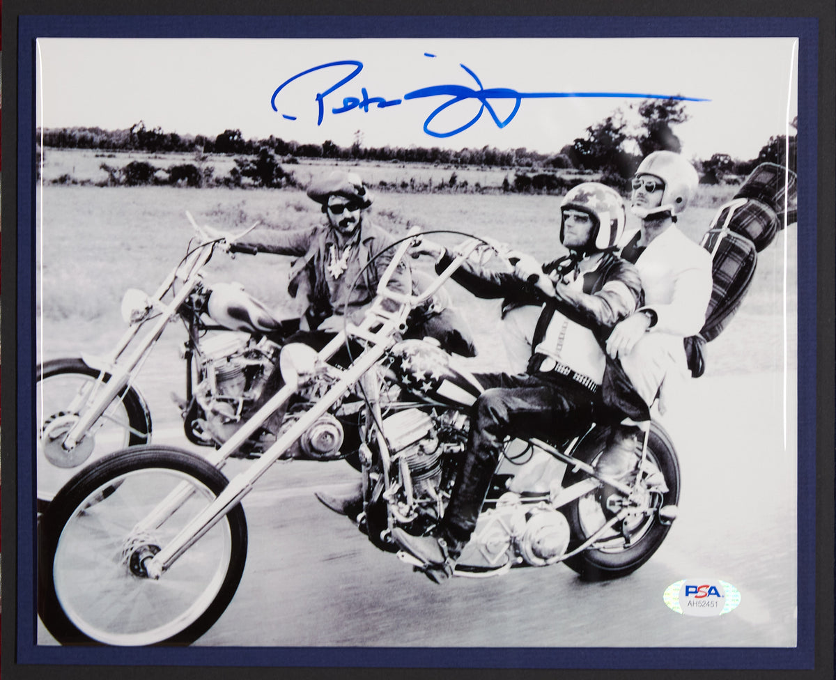 Easy Rider Authenticated Signed Album Cover and B&W Photo of Peter Fon ...