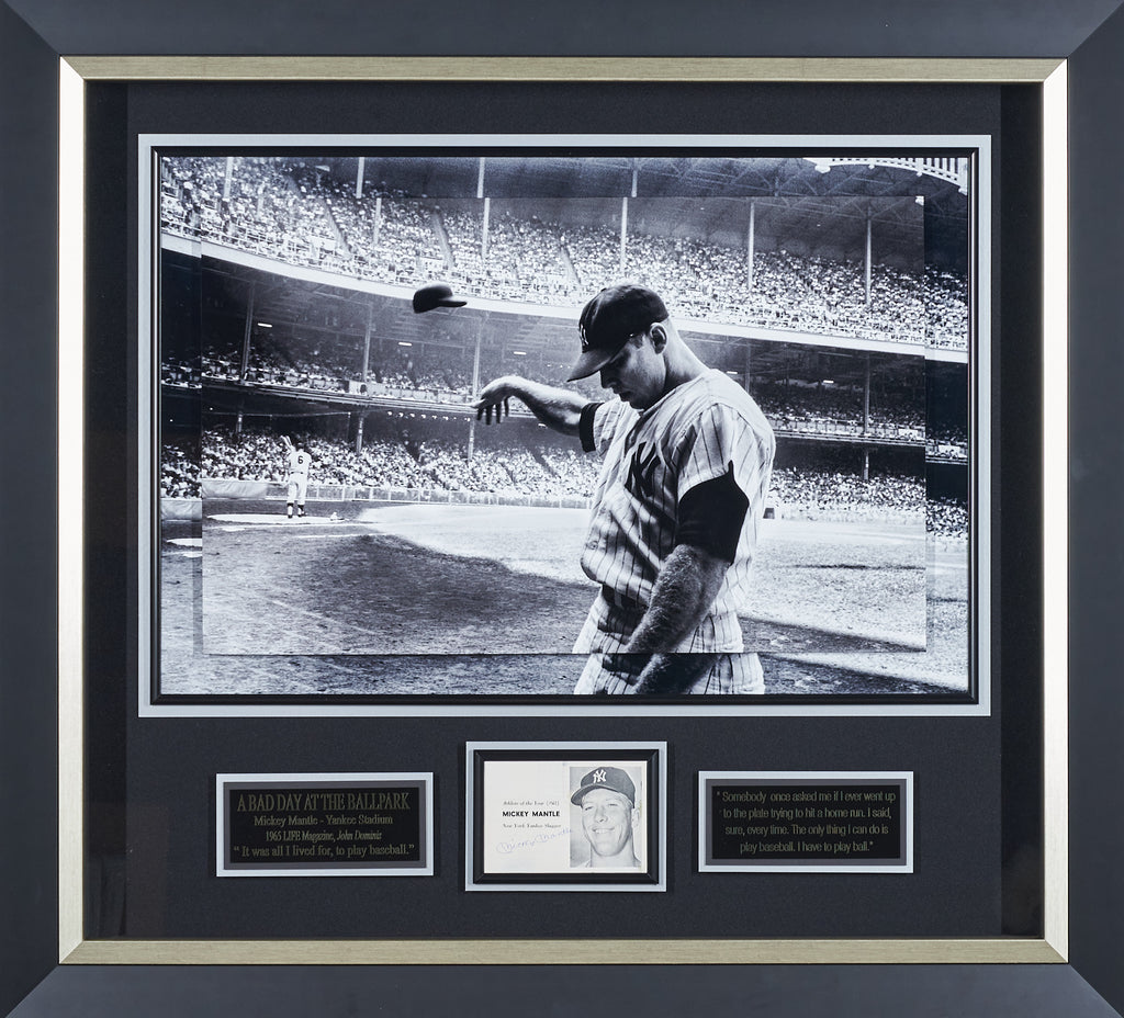 Mickey Mantle and Joe DiMaggio at NY Yankees with JSA Authenticated Si –  Millionaire Gallery
