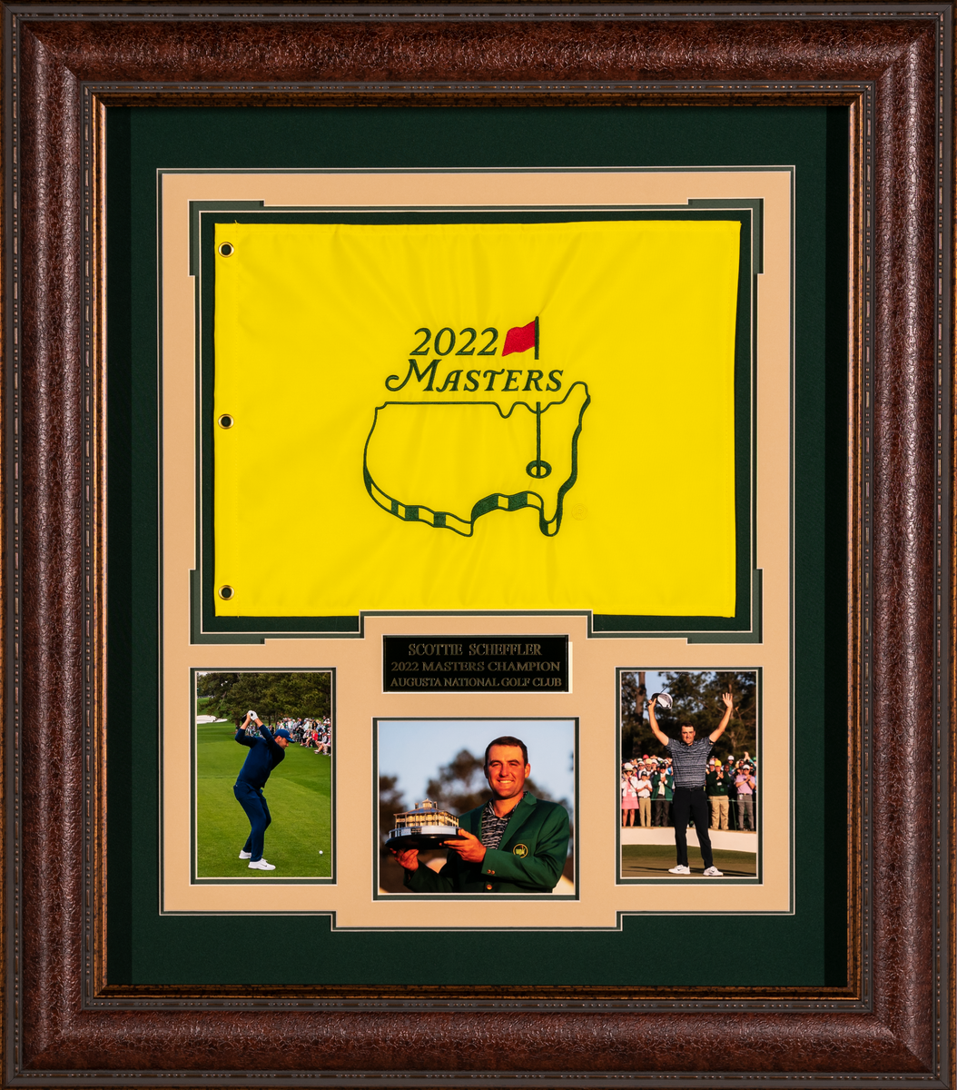 Scottie Scheffler 2022 Masters Framed Championship Flag – Millionaire ...
