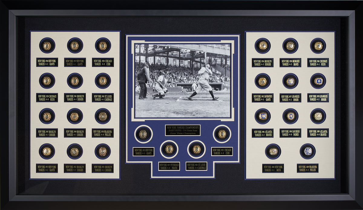 New York Yankees Championships with replica Championship Rings - 30